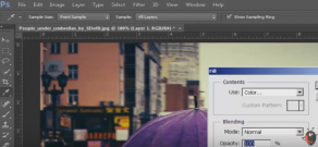 Bài 11: Tạo hiệu ứng mưa rơi trong Photoshop