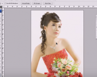 Bài 6: Xử lý ảnh cưới lớn treo trong nhà hàng 60x90