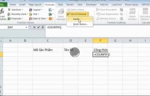 Bài tập Excel: Không cho nhập giá trị trùng