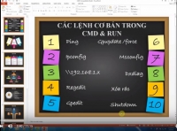 Các lệnh trong CMD và RUN