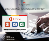 CHIÊU SINH LỚP ĐÀO TẠO TIN HỌC VĂN PHÒNG CHUYÊN SÂU DÀNH CHO NGƯỜI MỚI BẮT ĐẦU TẠI TP.HCM