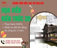 Đào Tạo Họa Viên Kiến Trúc 3D Bài Bản – Thực Hành 100%