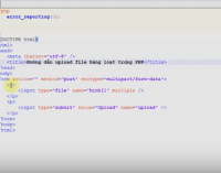 Hướng dẫn upload file đồng loạt trong PHP 