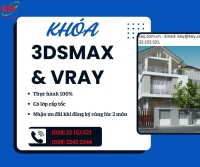 KHÓA HỌC 3DSMAX & VRAY – THIẾT KẾ 3D KIẾN TRÚC CHUYÊN NGHIỆP