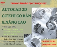 KHÓA HỌC AUTOCAD 2D CƠ KHÍ – CƠ BẢN & NÂNG CAO
