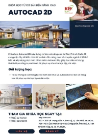 KHÓA HỌC AUTOCAD 2D XÂY DỰNG CHO NGƯỜI MỚI BẮT ĐẦU VÀ ĐI LÀM