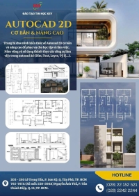 Khóa học AutoCAD 2D xây dựng cơ bản và nâng cao