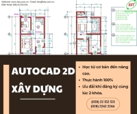 Khóa Học AutoCAD 2D Xây Dựng Thực Hành Từ Cơ Bản Đến Nâng Cao