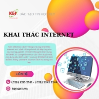 KHÓA HỌC HÈ KHAI THÁC INTERNET TẠI TRUNG TÂM TIN HỌC KEY