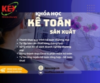 KHÓA HỌC KẾ TOÁN DOANH NGHIỆP SẢN XUẤT – HỌC THỰC TẾ, NÂNG CAO NGHIỆP VỤ, TỰ TIN ĐI LÀM