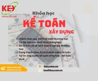 KHÓA HỌC KẾ TOÁN DOANH NGHIỆP XÂY DỰNG – HỌC THỰC TẾ, NẮM VỮNG NGHIỆP VỤ, TỰ TIN ĐI LÀM