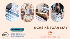 KHÓA HỌC NGHỀ KẾ TOÁN MÁY TẠI TRUNG TÂM TIN HỌC KEY