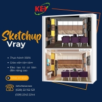 Khóa Học SketchUp & Vray Chuyên Nghiệp – Dựng Hình 3D Kiến Trúc Từ Cơ Bản Đến Nâng Cao