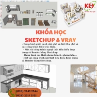 Khóa học SketchUp & Vray tại Đào Tạo Tin Học KEY – Hướng dẫn dựng hình và Render 3D chuyên nghiệp