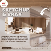 KHOÁ HỌC SKETCHUP VÀ VRAY TẠI HỒ CHÍ MINH 