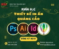 KHÓA HỌC THIẾT KẾ IN ẤN QUẢNG CÁO MÙA HÈ 2026 – HỌC THIẾT KẾ, LÀM NGHỀ SỚM CÙNG TIN HỌC KEY