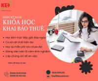 KHÓA HỌC THỰC HÀNH KHAI BÁO THUẾ CHUYÊN NGHIỆP – HỌC NHANH, LÀM CHỦ NGHIỆP VỤ THUẾ