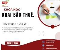 KHÓA HỌC THỰC HÀNH KHAI BÁO THUẾ HIỆU QUẢ – HỌC XONG ÁP DỤNG NGAY TRONG DOANH NGHIỆP