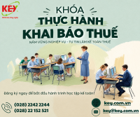 KHÓA HỌC THỰC HÀNH KHAI BÁO THUẾ – NẮM VỮNG NGHIỆP VỤ, TỰ TIN LÀM KẾ TOÁN THUẾ