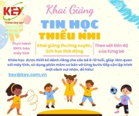 KHÓA HỌC TIN HỌC THIẾU NHI TẠI TIN HỌC KEY 