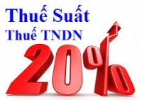 Mức thuế thu nhập doanh nghiệp năm 2016