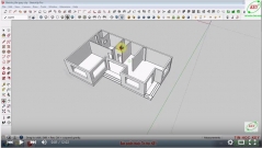 Sketchup thiết kế biệt thự - Bài 3: Dựng cửa đi và cửa sổ