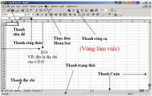 Sử dụng bảng tính căn bản