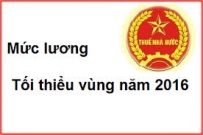 Tăng mức lương cơ sở mới từ ngày 01/5/2016