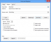 Tìm kiếm và thay thế trong Excel