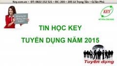 Tin Học KEY thông báo tuyển dụng nhân sự năm 2017