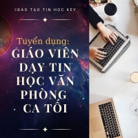 TUYỂN GIÁO VIÊN TIN HỌC VĂN PHÒNG CA TỐI 357