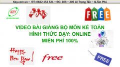 Video bài giảng lớp kế toán online miễn phí