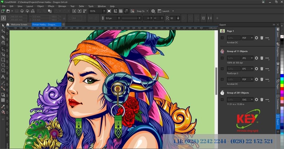 Khoá học CorelDraw thiết kế quảng cáo sẽ giúp bạn nâng cao kỹ năng thiết kế đồ họa, tạo ra những thiết kế quảng cáo đẹp mắt và ấn tượng nhất. Bí quyết thành công của bạn sẽ là nằm trong khoá học này. Hãy đăng ký ngay!