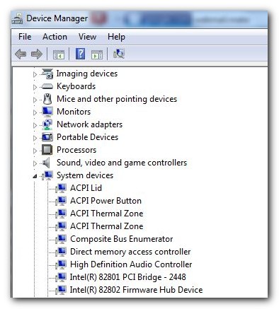 TRUNG TAM TIN HOC KEY_ device manager