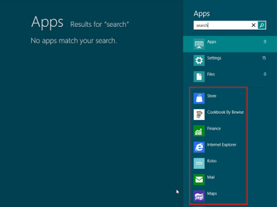 Tùy chỉnh ứng dụng tìm kiếm trong Windows 8 |hoc sua chua may tinh|noi hoc sua chua may tinh |dia chi hoc sua chua may tinh